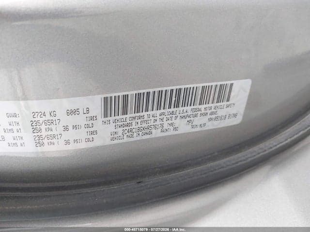2017 CHRYSLER PACIFICA TOURING-L 9
