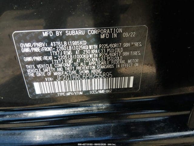 2023 SUBARU CROSSTREK SPORT 9