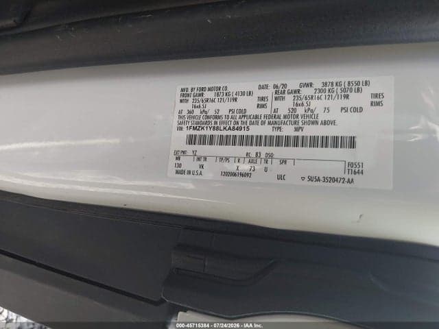 2020 FORD TRANSIT-150 PASSENGER VAN XL 9