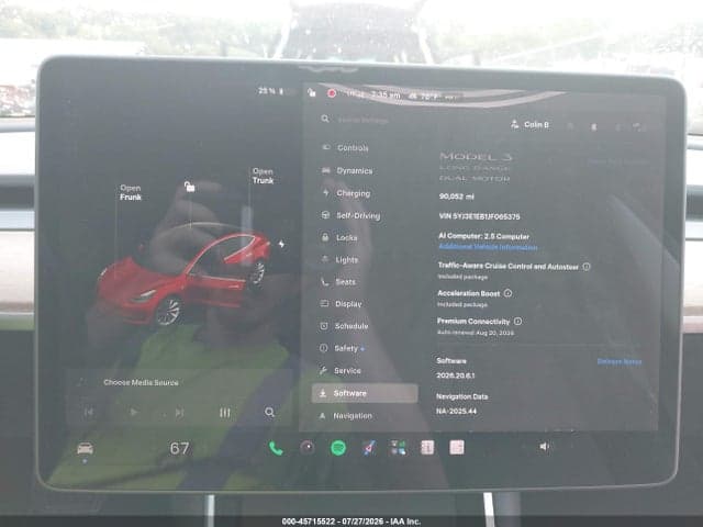 2018 TESLA MODEL 3 LONG RANGE/PERFORMANCE 7