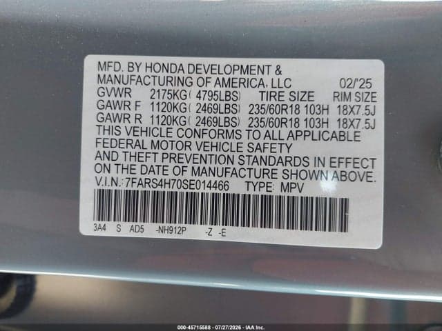 2025 HONDA CR-V EX-L AWD 9
