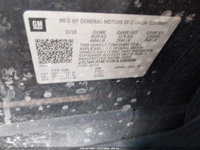 2019 CHEVROLET EQUINOX LS 9