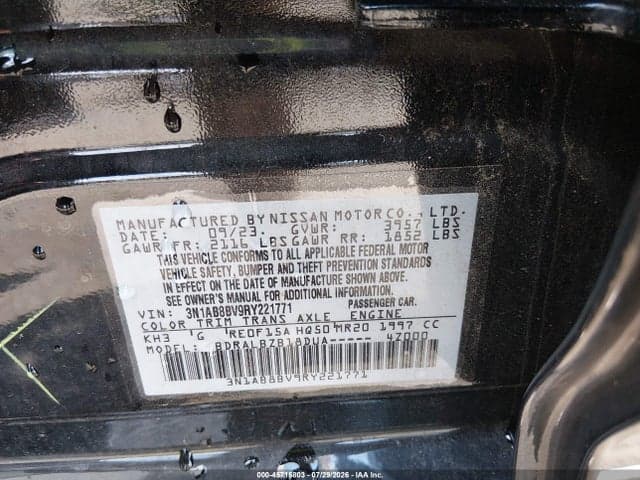 2024 NISSAN SENTRA S XTRONIC CVT 9
