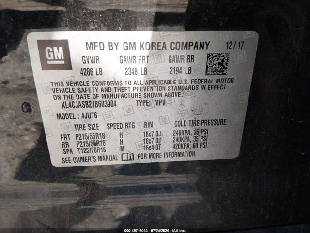 2018 BUICK ENCORE PREFERRED 9