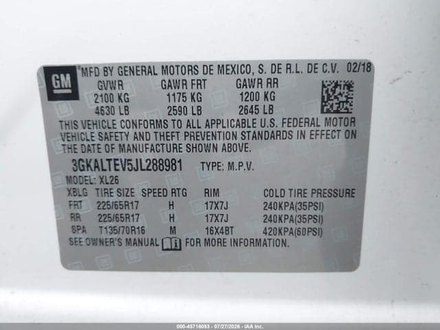 2018 GMC TERRAIN SLE 9