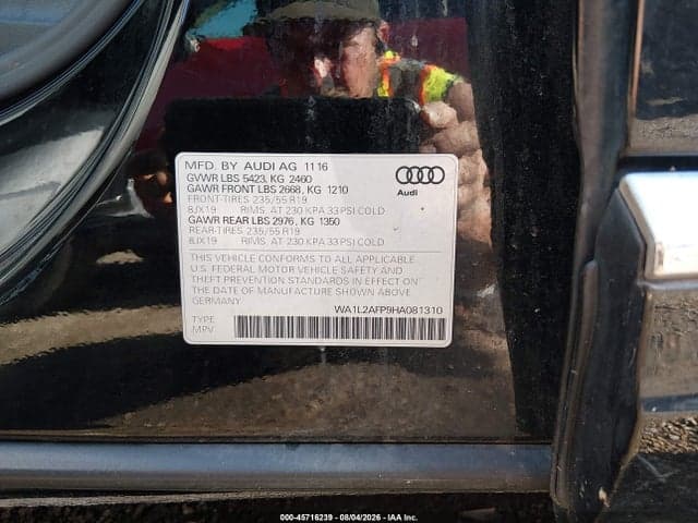 2017 AUDI Q5 2.0T PREMIUM 9