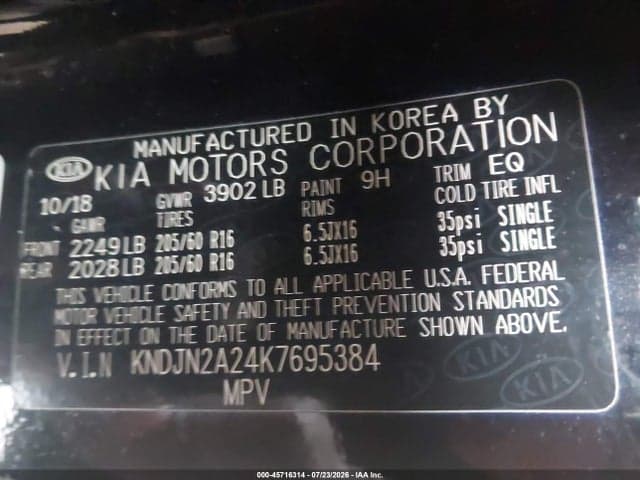 2019 KIA SOUL 9
