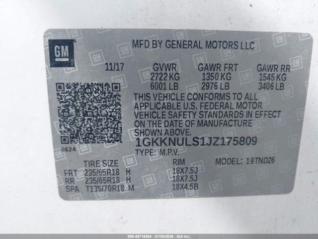 2018 GMC ACADIA SLT-1 9