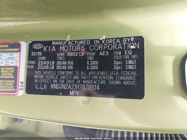 2017 KIA SOUL 9