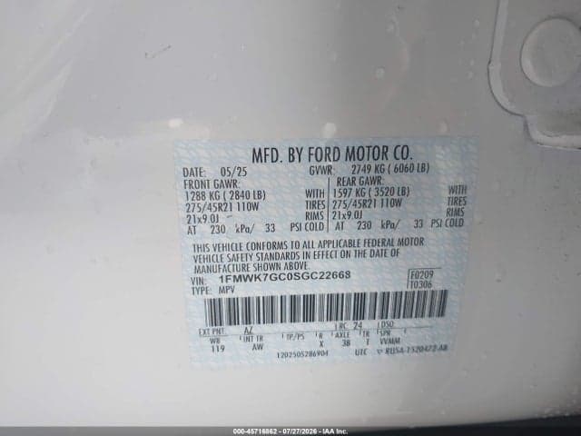 2025 FORD EXPLORER ST 9