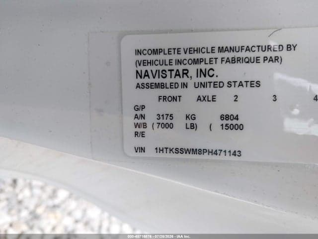 2023 INTERNATIONAL CV 8