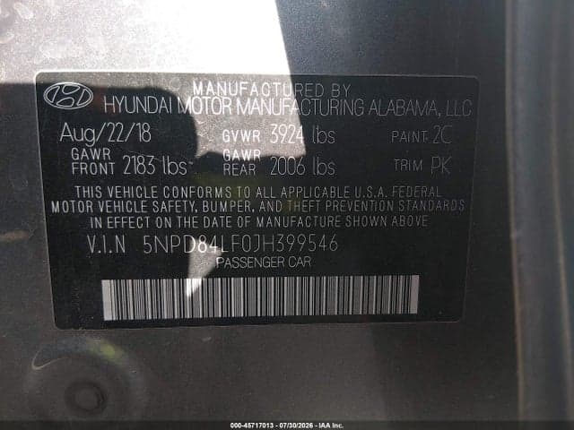 2018 HYUNDAI ELANTRA VALUE EDITION 9