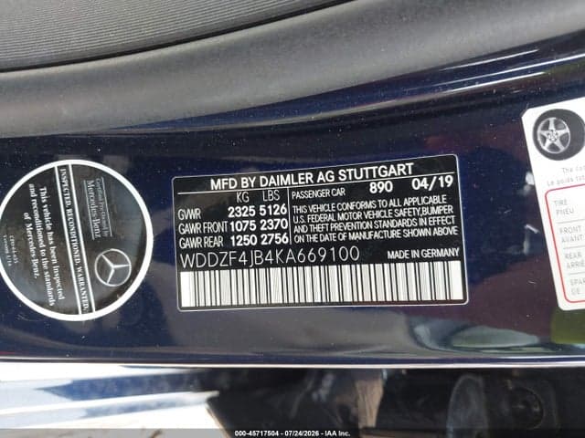 2019 MERCEDES-BENZ E 300 9