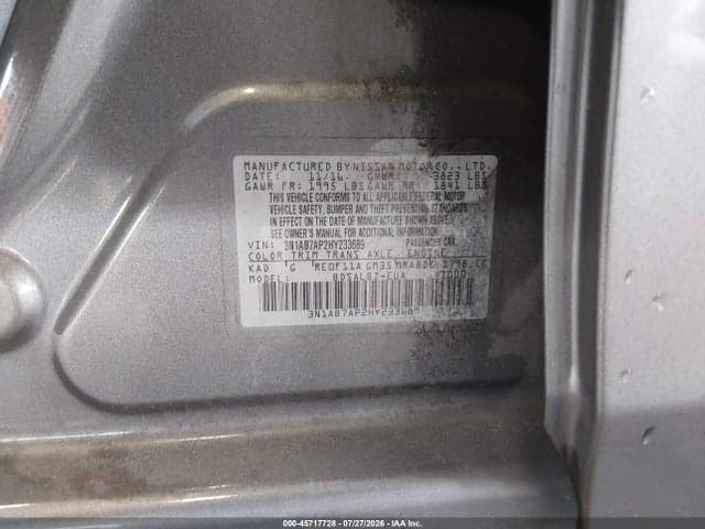 2017 NISSAN SENTRA S 9