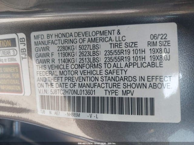 2022 ACURA RDX ADVANCE PACKAGE 9