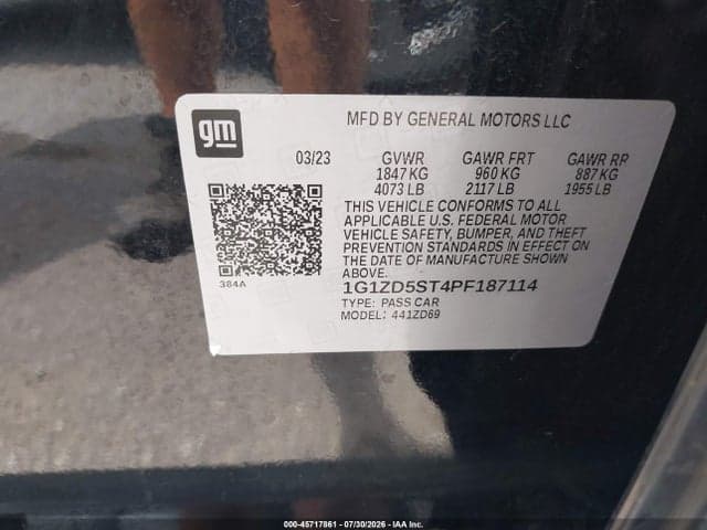 2023 CHEVROLET MALIBU FWD 1LT 9
