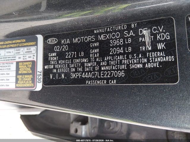 2020 KIA FORTE GT 9