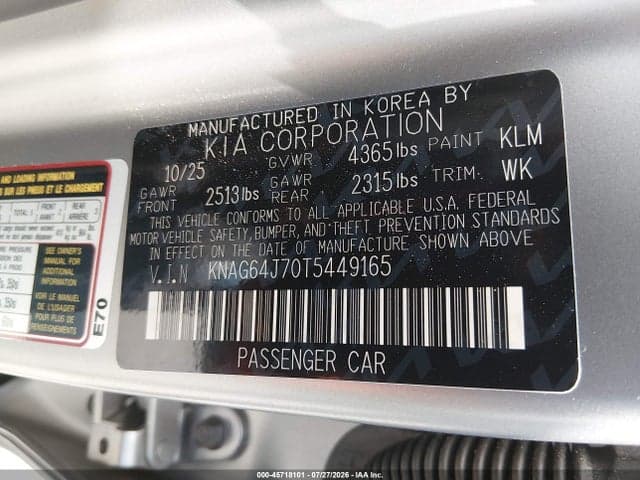 2026 KIA K5 GT-LINE FWD 9