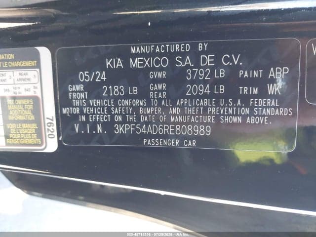 2024 KIA FORTE GT-LINE 9