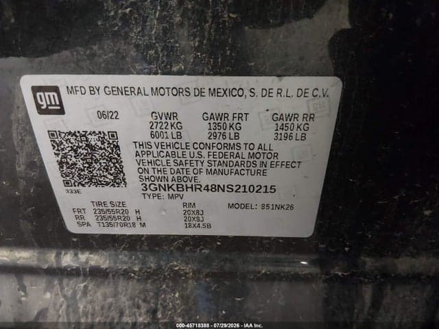 2022 CHEVROLET BLAZER AWD 2LT 9