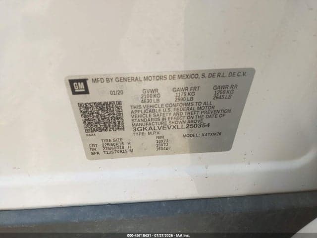 2020 GMC TERRAIN AWD SLT 9
