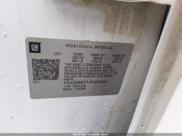 2018 CHEVROLET MALIBU LT 9