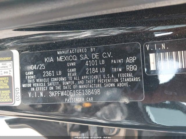 2025 KIA K4 GT-LINE 9