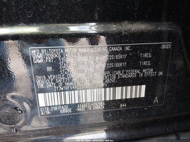 2023 TOYOTA RAV4 XLE 9