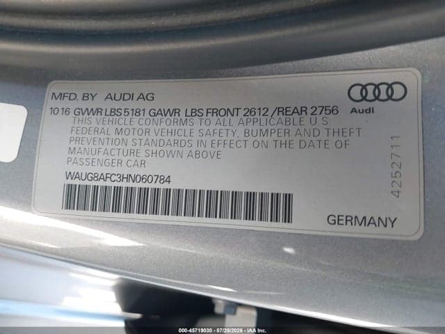 2017 AUDI A6 PREMIUM PLUS 9