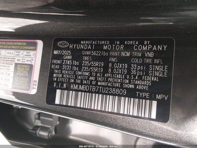 2026 GENESIS GV70 2.5T ADVANCED 9