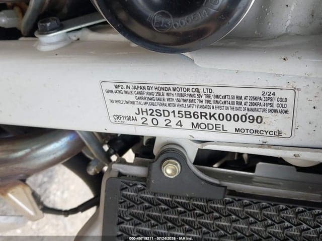 2024 HONDA CRF1100 A4 10