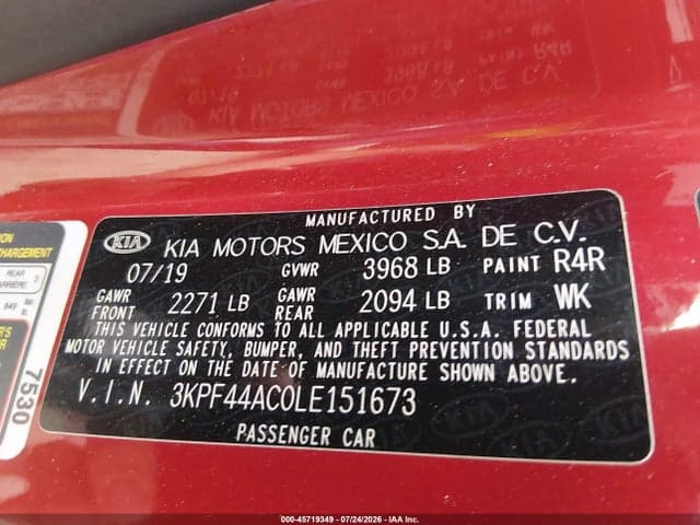 2020 KIA FORTE GT 9