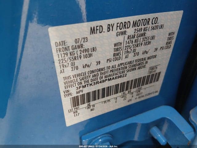 2023 FORD MUSTANG MACH-E PREMIUM 9