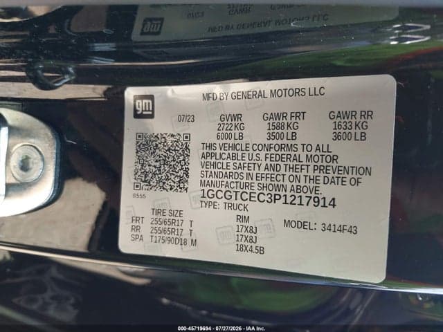 2023 CHEVROLET COLORADO 4WD SHORT BOX LT 9
