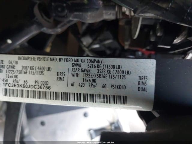 2018 FORD E-350 STRIPPED 9