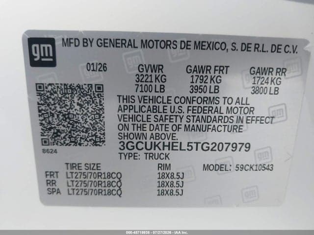 2026 CHEVROLET SILVERADO 1500 4WD SHORT BED ZR2 9