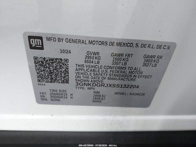 2025 CHEVROLET BLAZER EV LT AWD 9