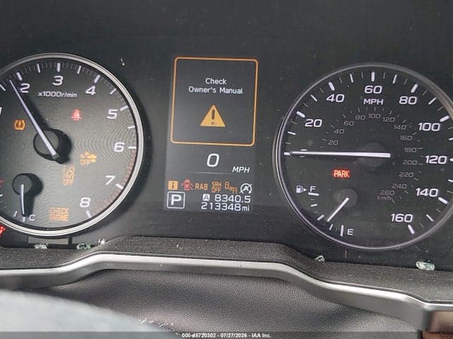 2020 SUBARU OUTBACK TOURING 7