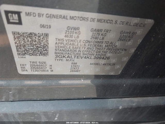 2019 GMC TERRAIN SLE 9