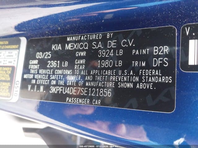 2025 KIA K4 EX 9