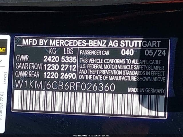 2024 MERCEDES-BENZ AMG CLE 53 9