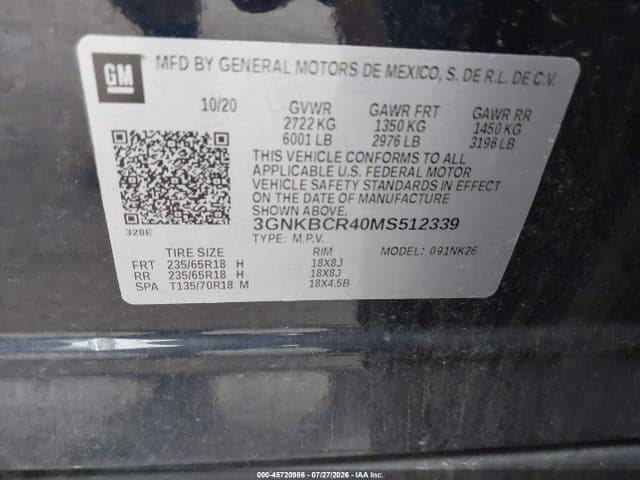 2021 CHEVROLET BLAZER FWD 2LT 9