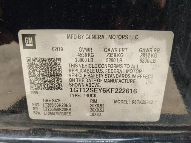 2019 GMC SIERRA 2500HD DENALI 9