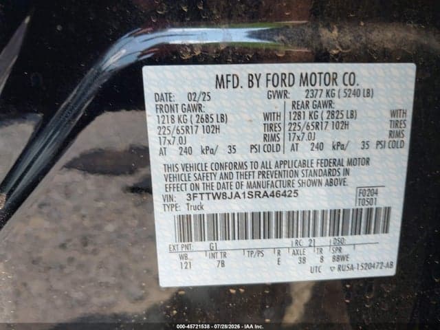2025 FORD MAVERICK XLT 9