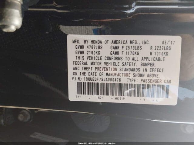 2018 ACURA TLX ADVANCE PKG 9