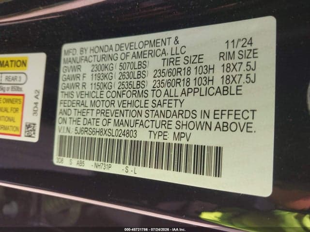 2025 HONDA CR-V HYBRID SPORT-L 9