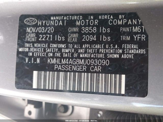 2021 HYUNDAI ELANTRA SEL 9
