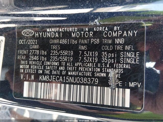 2022 HYUNDAI TUCSON HYBRID LIMITED 9