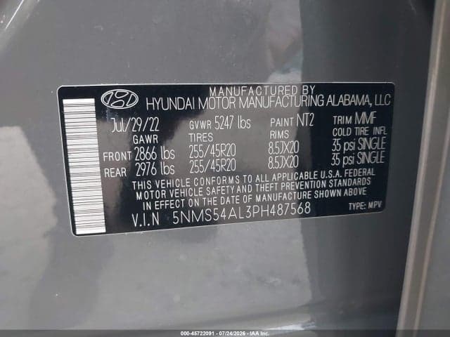 2023 HYUNDAI SANTA FE CALLIGRAPHY 9