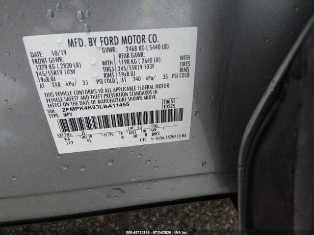 2020 FORD EDGE TITANIUM 9